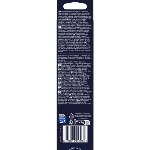 ORAL B 2 RICAMBI iO GENTLE CARE NERO PER SPAZZOLINO ELETTRICO iO