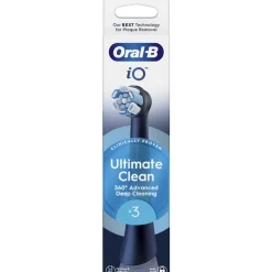 ORAL B 3 RICAMBI iO ULTIMATE CLEAN NERO PER SPAZZOLINO ELETTRICO iO