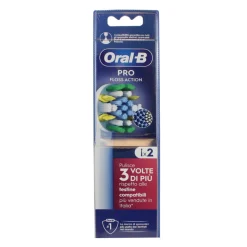 ORAL B PRO FLOSS ACTION RICAMBIO 2 PEZZI per SPAZZOLINO ELETTRICO