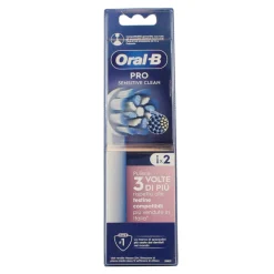 ORAL B PRO SENSITIVE CLEAN RICAMBIO 2 PEZZI per SPAZZOLINO ELETTRICO