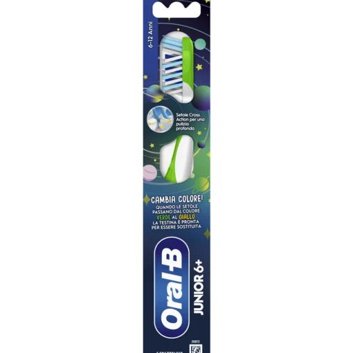 ORAL B SPAZZOLINO DENTI JUNIOR 6+ EXTRA MORBIDO
