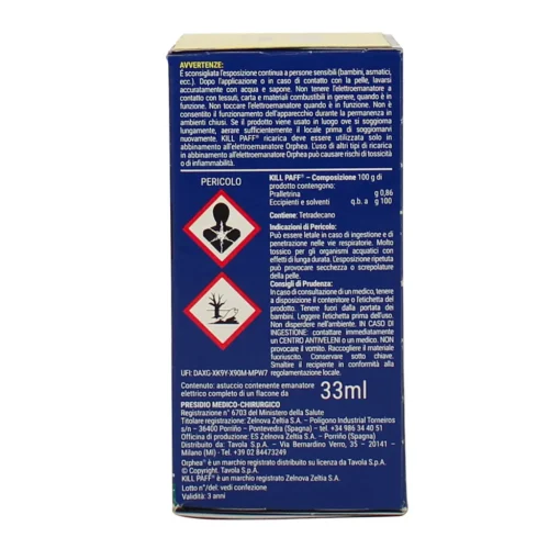 ORPHEA INSETTICIDA RICARICA LIQUIDA SENZA PROFUMO 45 NOTTI