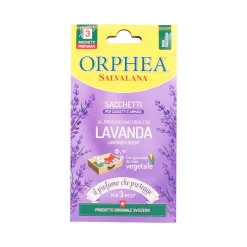 ORPHEA SALVALANA 3 SACCHETTI PROFUMATI FRAGRANZA LAVANDA PER ARMADI e CASSETTI