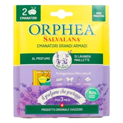 ORPHEA SALVALANA ANTI TARME EMANATORI GRANDI ARMADI LAVANDA 2PZ