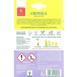 ORPHEA SALVALANA ANTI TARME 12 FOGLIETTI EMANATORI CASSETTI E ARMADI AL PROFUMO DI LAVANDA MAILLETTE