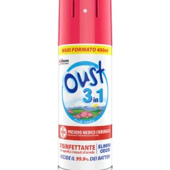 OUST 3in1 DISINFETTANTE ELIMINA ODORI FRESH GARDEN SPRAY MAXI FORMATO 400 ML