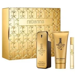 PACO RABANNE 1 MILLION DONNA COFANETTO EDT SPRAY 100 ML + VAPO 10 ML + BAGNO 100 ML