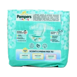 PAMPERS PANNOLINI BABY 2 DRY MINI 3-6 Kg 24 PZ + BUONO SCONTO EURO 0,50