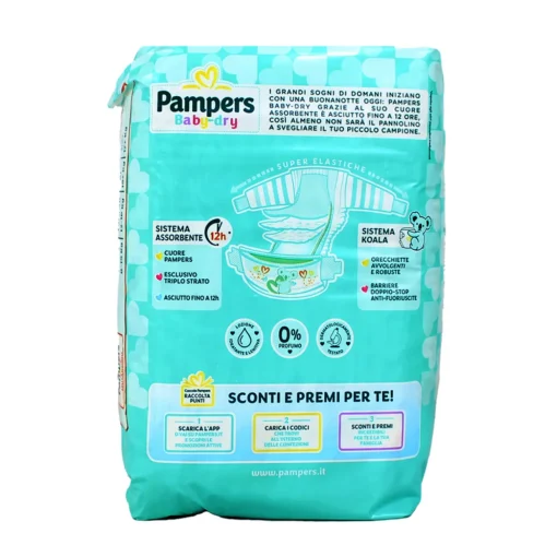 PAMPERS PANNOLINI BABY DRY JUNIOR 11-25 Kg.16 PZ
