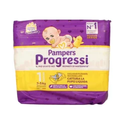 PAMPERS PANNOLINI PROGRESSI 1 NEWBORN 2-5 Kg 28 PZ.