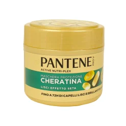 PANTENE NUTRI PLEX  MASCHERA CAPELLI PROTEZIONE CHERATINA LISCI EFFETTO SETA 300 ML
