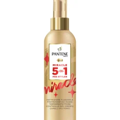 PANTENE PRE-STYLING 5IN1 MIRACLE 200 ML DEFINIZIONE FLESSIBILE, PROTEZIONE DAI DANNI, TERMOPROTETTORE, CONTROLLO DEL CRESPO, CAPELLI PIU' FORTI