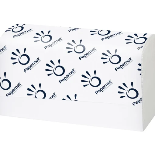 PAPERNET ASCIUGAMANO PIEGATO V 2 VELI - 21x22 cm - CONFEZIONE DA 15 FASCETTE DA 210 STRAPPI