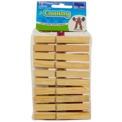 PARODI COUNTRY MOLLETTE LEGNO NATURALE 10 PZ