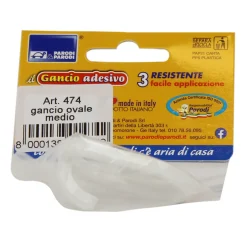 PARODI GANCIO ADESIVO OVALE MEDIO