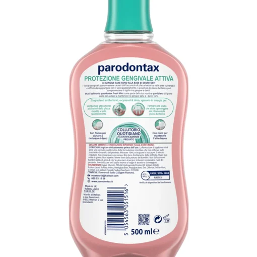 PARODONTAX COLLUTORIO PROTEZIONE GENGIVALE ATTIVA FRESH MINT 500 ML