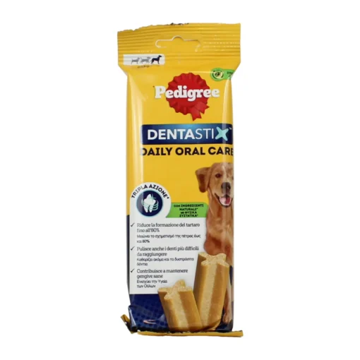 PEDIGREE DENTASTIX DOG LARGE 25 KG+ BUSTA 4 PEZZI