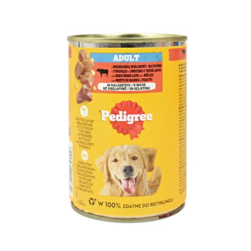 PEDIGREE DOG STRACCETTI MANZO IN GELATINA LATTINA 400 grammi