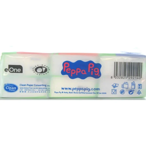 PEPPA PIG FAZZOLETTI 6 PACCHETTI DA 9 FAZZOLETTI 4 VELI #BAMBINI
