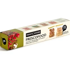 PERFETTO FRESCOFOOD 15 SACCHETTI RICHIUDIBILI PER ALIMENTI MISURA L H25,5x33 cm