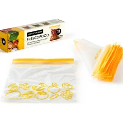 PERFETTO FRESCOFOOD 25 SACCHETTI RICHIUDIBILI PER ALIMENTI MISURA S H21x21,5 cm
