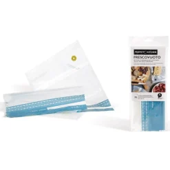PERFETTO FRESCOVUOTO 4 BUSTE ALIMENTI SOTTOVUOTO -XL- 30x34h CM  LA PIACENTINA