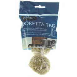 PERFETTO PAGLIETTA DORATA " GOLD TRIS" 3 PEZZI