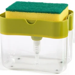 PERFETTO PRONTOPIATTI DOSATORE DISPENSER DETERGENTE STOVIGLIE CON SPUGNA