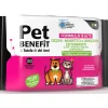 PET BENEFIT SALVIETTE DETERGENTI OCCHI / MUSETTO /ORECCHIE PER CANI e GATTI 20 PEZZI