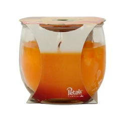 PETALI CANDELA PROFUMA AMBIENTE 30H FRAGRANZA AGRUMI 120 GRAMMI VASETTO IN VETRO