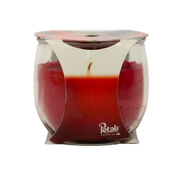 PETALI CANDELA PROFUMA AMBIENTE 30H FRAGRANZA FRUTTI DI BOSCO 120 GRAMMI VASETTO IN VETRO