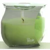 PETALI CANDELA PROFUMA AMBIENTE 30H FRAGRANZA MUSCHIO BIANCO 120 GRAMMI  VASETTO IN VETRO
