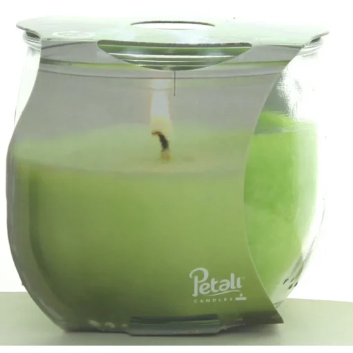 PETALI CANDELA PROFUMA AMBIENTE 30H FRAGRANZA MUSCHIO BIANCO 120 GRAMMI  VASETTO IN VETRO