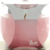 PETALI CANDELA PROFUMA AMBIENTE 30H FRAGRANZA ROSA 120 GRAMMI VASETTO IN VETRO