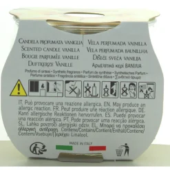 PETALI CANDELA PROFUMA AMBIENTE 30H FRAGRANZA VANIGLIA 120 GRAMMI VASETTO IN VETRO