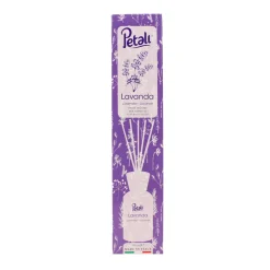 PETALI PROFUMATORE PER AMBIENTI DIFFUSORE CON BASTONCINI FRAGRANZA LAVANDA 100 ML