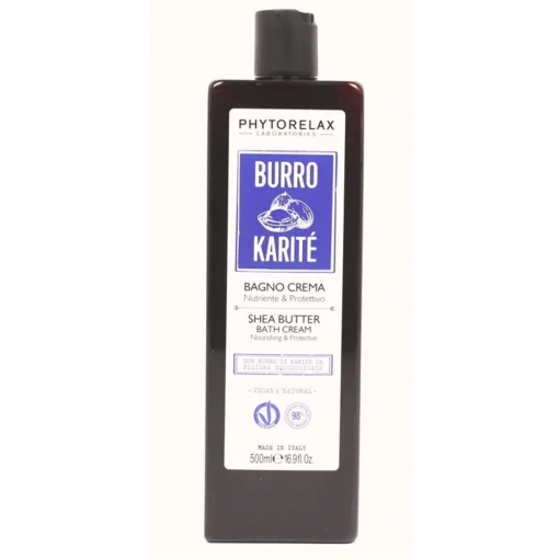 PHYTORELAX BAGNOSCHIUMA CREMA BURRO DI KARITE NUTRIENTE E PROTETTIVO 500 ML