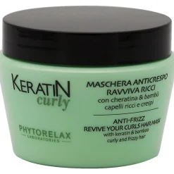 PHYTORELAX KERATIN CURLY MASCHERA RAVVIVA RICCCI ANTICRESPO 250 ML