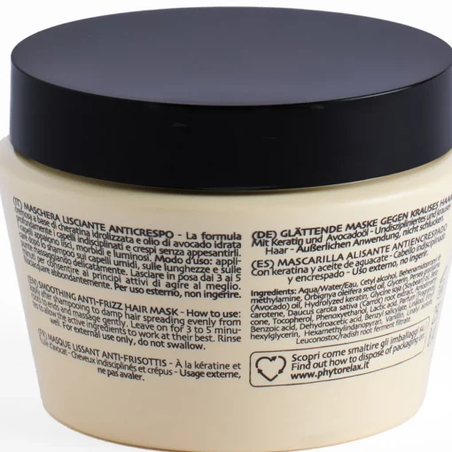 PHYTORELAX KERATIN LISS MASCHERA CAPELLI LISCIANTE ANTICRESPO CON CHERATINA E OLIO DI AVOCADO 250 ML