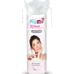 PIUME 70 DISCHETTI LEVATRUCCO 100% COTONE DOUBLE FACE