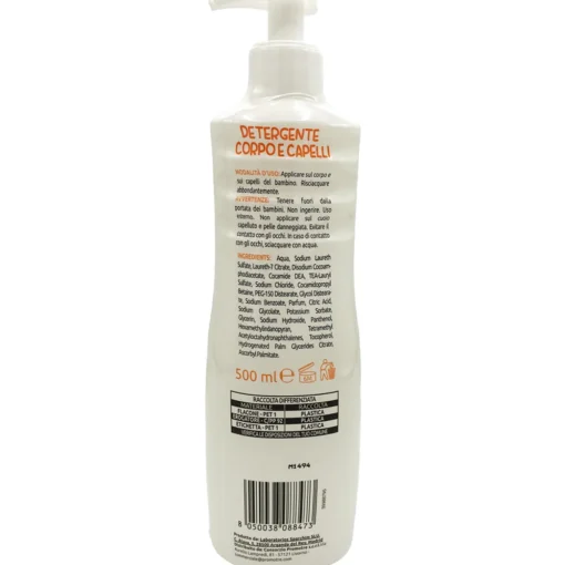 PIUME BABY 0+ ANNI DETERGENTE CORPO e CAPELLI PUMP 500 ML