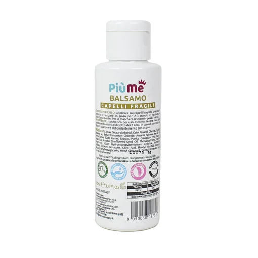 PIUME BALSAMO OLIO DI ARGAN 100 ML
