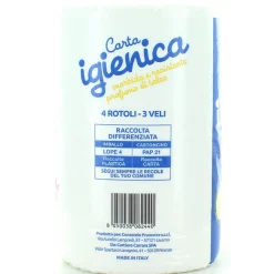 PIUME CARTA IGIENICA 4 ROTOLI 3 VELI 270 STRAPPI