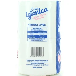 PIUME CARTA IGIENICA 4 ROTOLI 2 VELI 220 STRAPPI