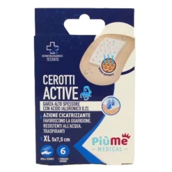 PIUME CEROTTI PER CICATRICI XL 7,5x5 GARZA ALTO SPESSORE 6 PEZZI