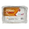 PIUME CONTENITORE IN ALLUMINIO 6 PORZIONI 2 PEZZI SENZA COPERCHIO