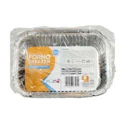 PIUME CONTENITORE IN ALLUMINIO 2 PORZIONI 3 PEZZI CON COPERCHIO