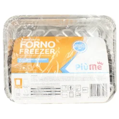 PIUME CONTENITORE IN ALLUMINIO 4 PORZIONI 3 PEZZI CON COPERCHIO