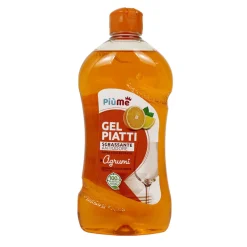 PIUME DETERSIVO PIATTI IN GEL CONCENTRATO SGRASSANTE ANTIODORE AGRUMI 500 ML