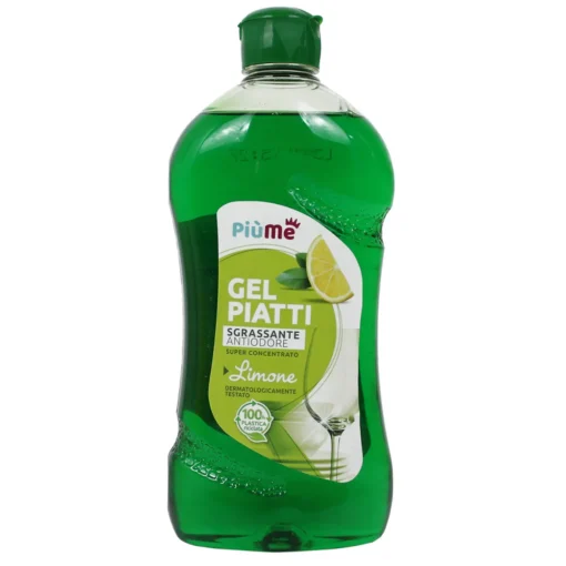 PIUME DETERSIVO PIATTI IN GEL SGRASSANTE ANTIODORE LIMONE 500 ML